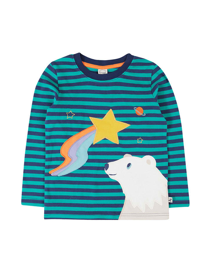 Frugi Футболка с длинными рукавами "Discovery" светло-голубого/голубого цвета
Frugi Футболка с длинными рукавами "Discovery" светло-голубого/голубого цвета