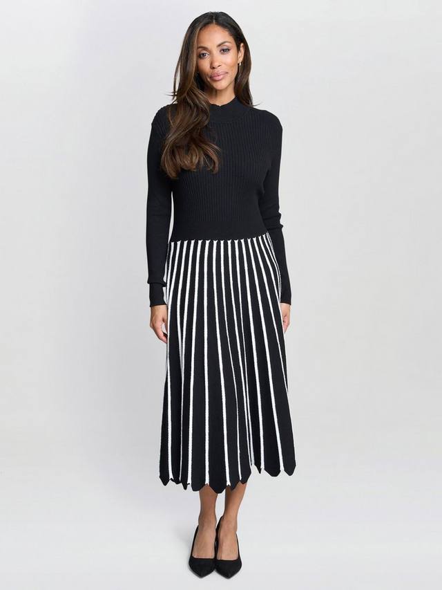 Женское трикотажное платье Gina Bacconi, Black/White
Женское трикотажное платье Gina Bacconi, Black/White