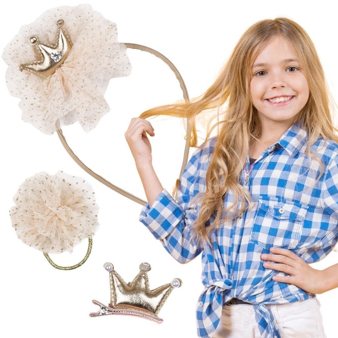 Золотые украшения для волос, резинка для волос в форме короны, 1 заколка, 1 резинка Nella Sarcia.Eu
Золотые украшения для волос, резинка для волос в форме короны, 1 заколка, 1 резинка Nella Sarcia.Eu