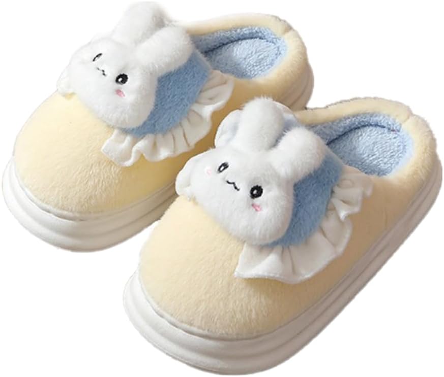 Домашние тапочки Uewidiod с милым мультяшным кроликом для женщин и мужчин, пушистые для пар, мягкие и удобные, противоскользящие и теплые для дома, светло-желтый
Домашние тапочки Uewidiod с милым мультяшным кроликом для женщин и мужчин, пушистые для пар, мягкие и удобные, противоскользящие и теплые для дома, светло-желтый