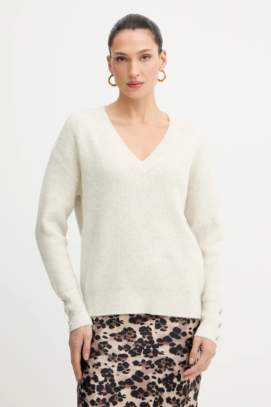 Свитер из смесовой шерсти Morgan, бежевый
Свитер из смесовой шерсти Morgan, бежевый