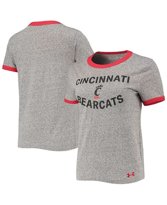 Женская серая футболка с меланжевым отливом Cincinnati Bearcats Siro Slub Tri-Blend Ringer Under Armour
Женская серая футболка с меланжевым отливом Cincinnati Bearcats Siro Slub Tri-Blend Ringer Under Armour