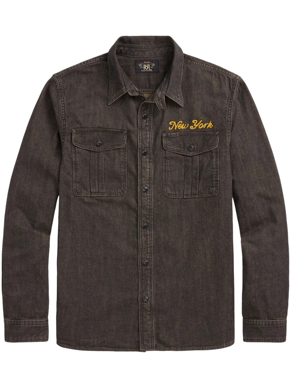 Рубашка с вышивкой Ralph Lauren RRL, черный
Рубашка с вышивкой Ralph Lauren RRL, черный