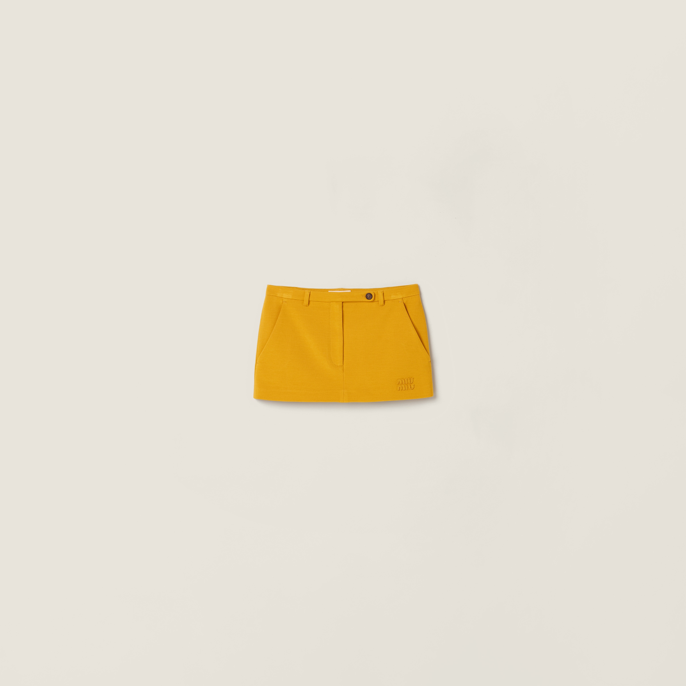 Мини-юбка из трикотажа "милано" MIU MIU, горчичный
Мини-юбка из трикотажа "милано" MIU MIU, горчичный