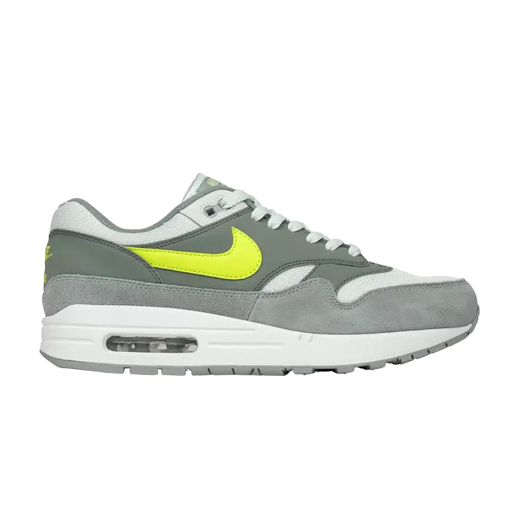 Кроссовки Nike Air Max 1 'Mica Green Volt', серый 
Кроссовки Nike Air Max 1 'Mica Green Volt', серый