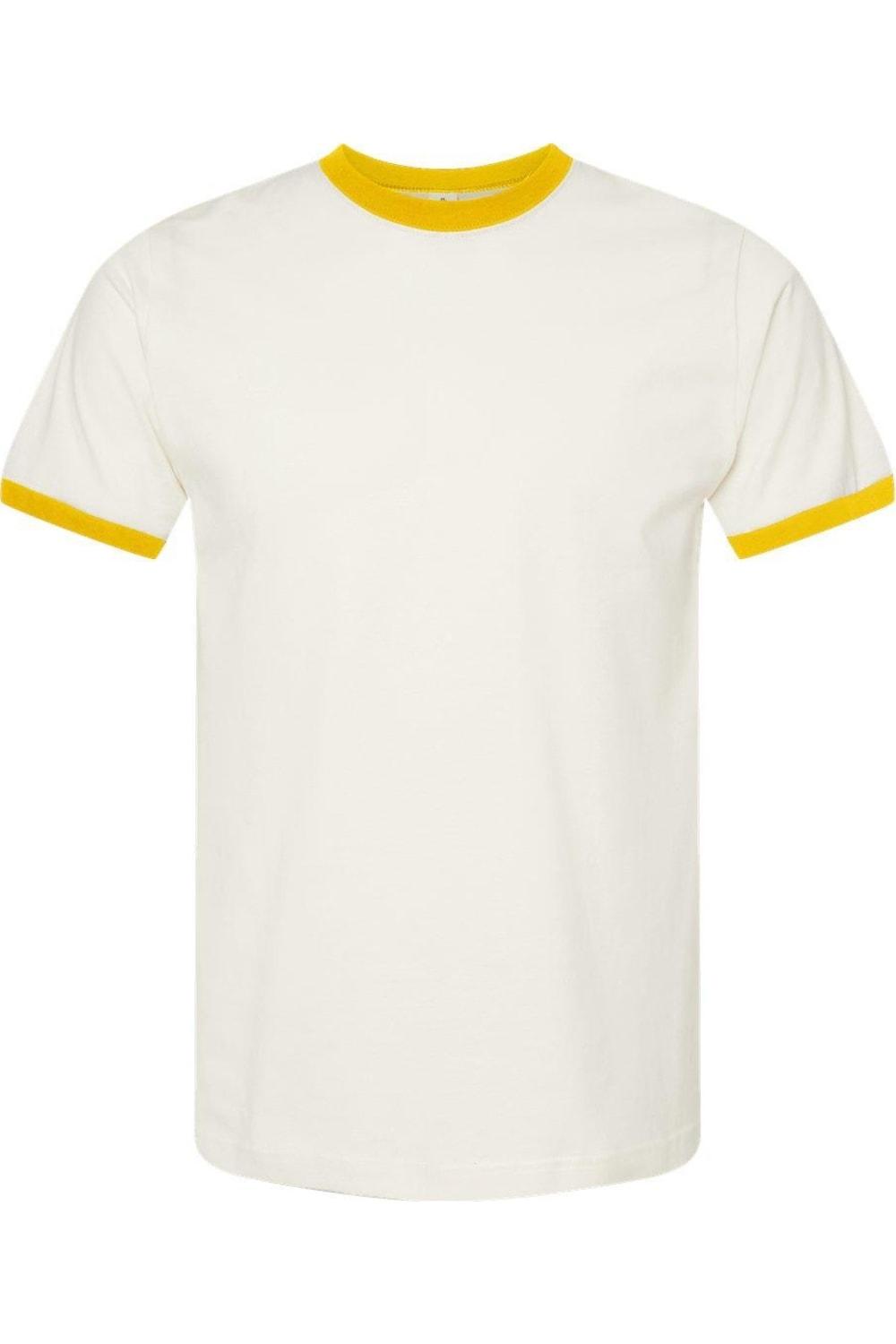 Футболка Ringer из тонкого джерси Tultex Unisex, цвет vintage white/ mellow yellow
Футболка Ringer из тонкого джерси Tultex Unisex, цвет vintage white/ mellow yellow