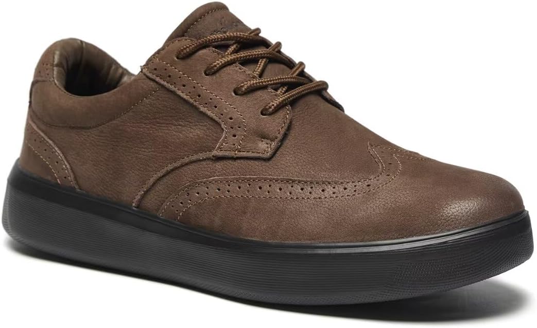 Мужские ортопедические кожаные туфли OrthoComfoot: удобные оксфорды при фасциите с поддержкой свода стопы, повседневные деловые туфли для облегчения боли в стопах и пятках, коричневый
Мужские ортопедические кожаные туфли OrthoComfoot: удобные оксфорды при фасциите с поддержкой свода стопы, повседневные деловые туфли для облегчения боли в стопах и пятках, коричневый