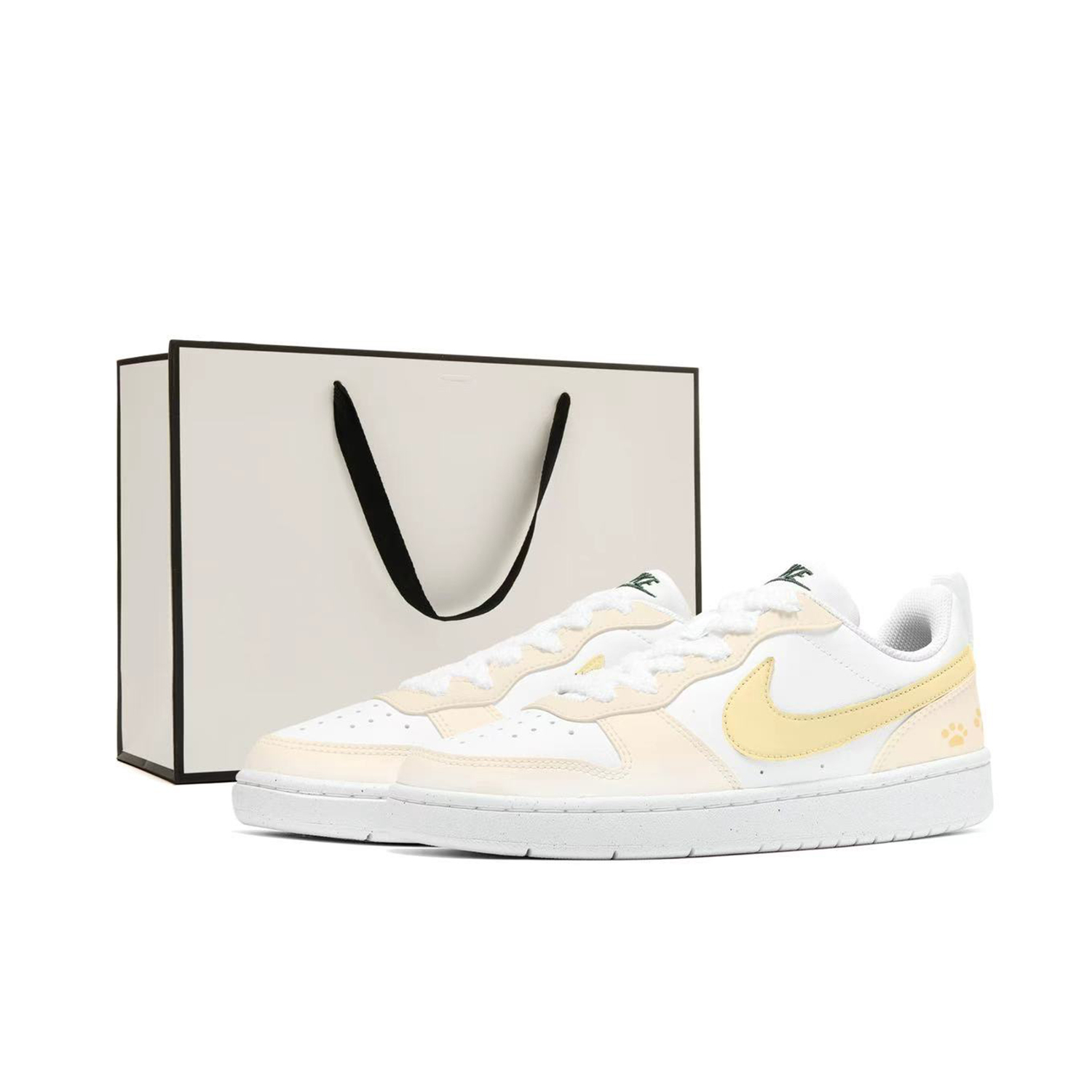 Court Borough нескользящие, устойчивые к истиранию, с амортизацией, дышащие низкие детские скейтбординг кроссовки Nike, желтый/белый
Court Borough нескользящие, устойчивые к истиранию, с амортизацией, дышащие низкие детские скейтбординг кроссовки Nike, желтый/белый