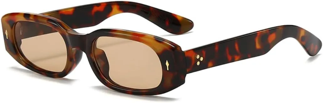 Модные маленькие прямоугольные солнцезащитные очки для женщин в стиле ретро с защитой от УФ-излучения UV400, для мужчин в стиле панк с заклепками VFDHN, 8123-c3
Модные маленькие прямоугольные солнцезащитные очки для женщин в стиле ретро с защитой от УФ-излучения UV400, для мужчин в стиле панк с заклепками VFDHN, 8123-c3