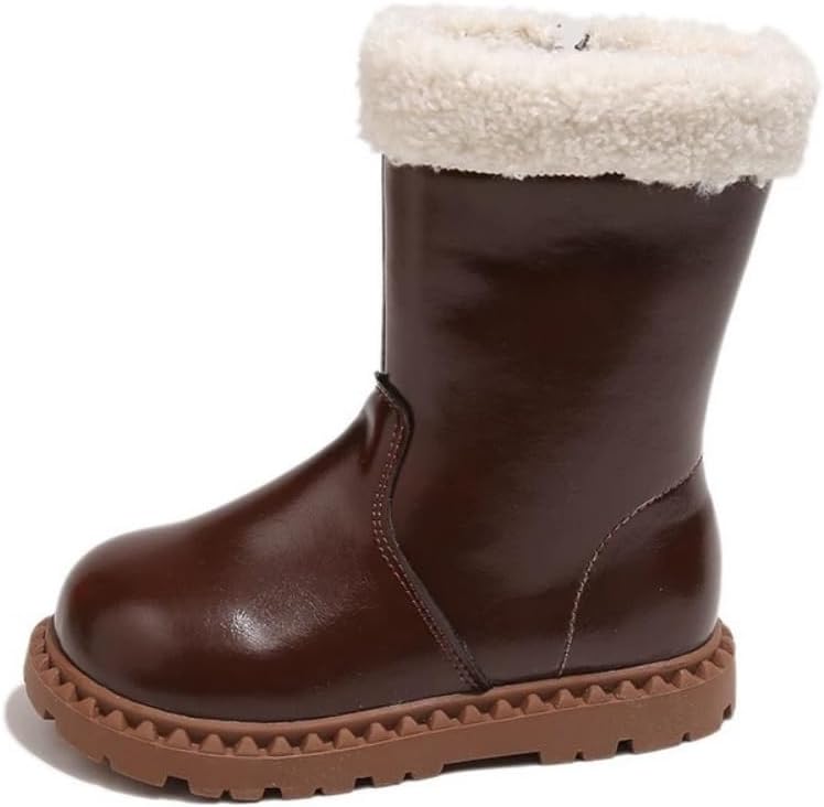 Детские зимние сапожки для девочек до середины икры с пушистой подкладкой, теплые снежные ботинки для малышей и маленьких детей JGKDTX, Brown
Детские зимние сапожки для девочек до середины икры с пушистой подкладкой, теплые снежные ботинки для малышей и маленьких детей JGKDTX, Brown