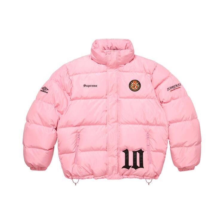 Пуховик Supreme x Umbro Down Puffer Jacket 'Pink'
Пуховик Supreme x Umbro Down Puffer Jacket 'Pink'