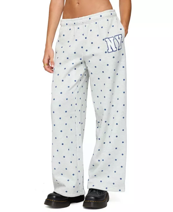 Спортивные штаны в горошек Ny babe Edikted, серый
Спортивные штаны в горошек Ny babe Edikted, серый