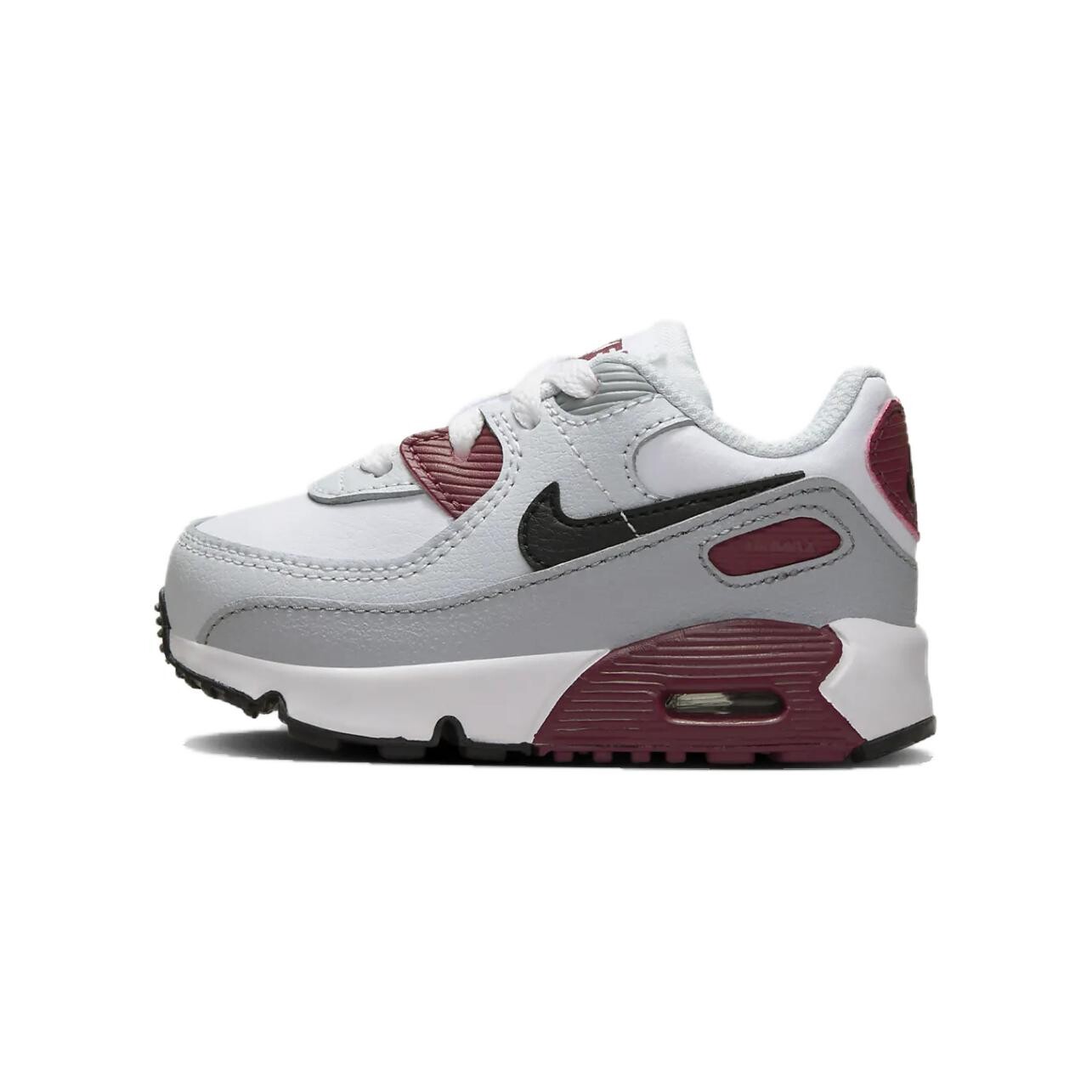 Кроссовки Nike Air Max 90, темно-красный/белый/серый 
Кроссовки Nike Air Max 90, темно-красный/белый/серый
