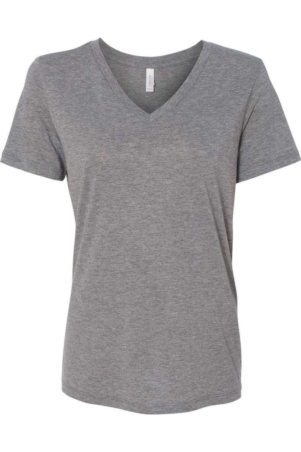 Женская футболка свободного покроя BELLA + CANVAS Triblend с коротким рукавом и V-образным вырезом, цвет grey triblend
Женская футболка свободного покроя BELLA + CANVAS Triblend с коротким рукавом и V-образным вырезом, цвет grey triblend