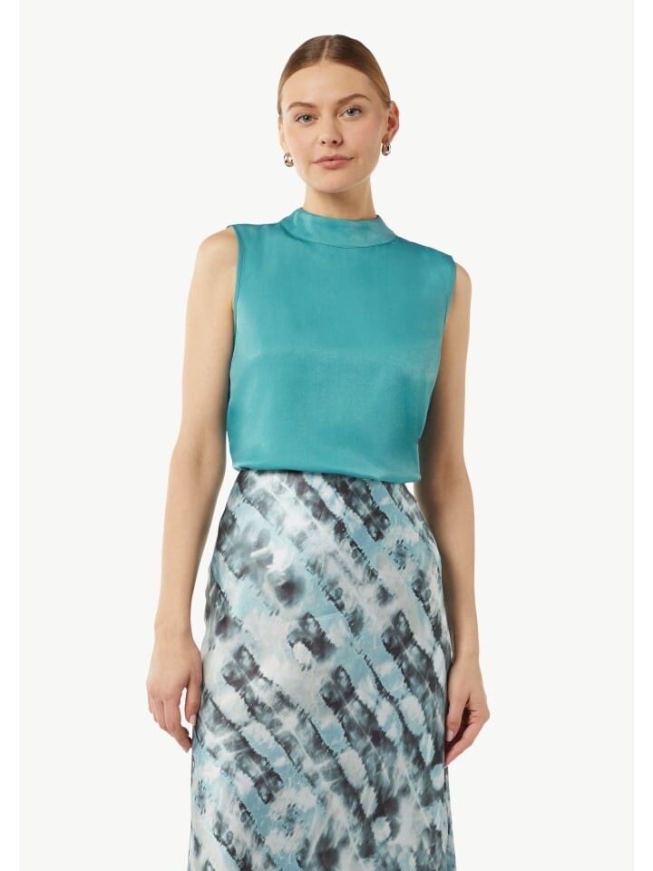 Блуза comma CI Bluse ärmellos, цвет Blau-türkis
Блуза comma CI Bluse ärmellos, цвет Blau-türkis
