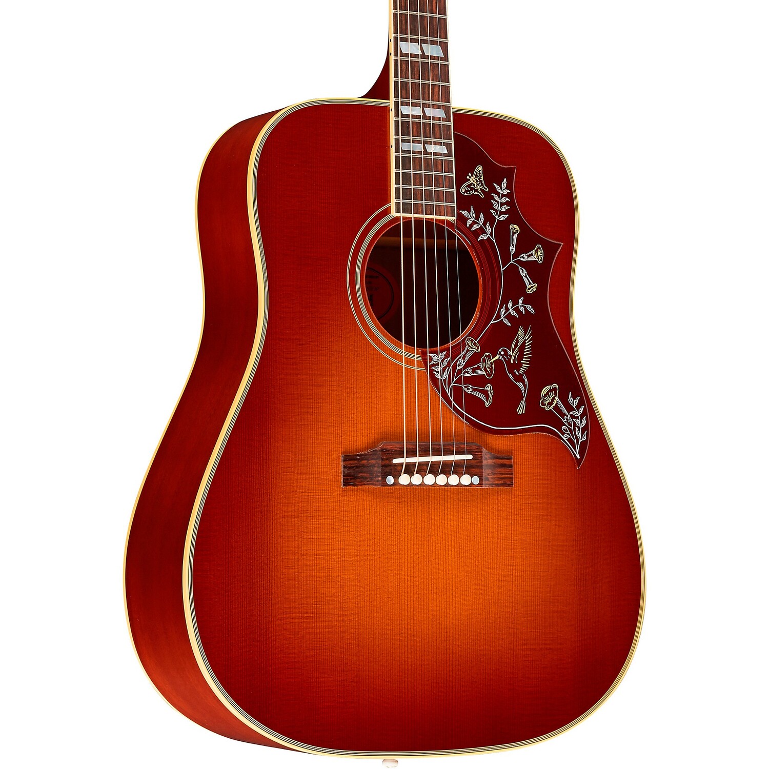 Акустическая гитара Gibson 1960 Hummingbird с фиксированным бриджем Heritage Cherry Sunburst
Акустическая гитара Gibson 1960 Hummingbird с фиксированным бриджем Heritage Cherry Sunburst