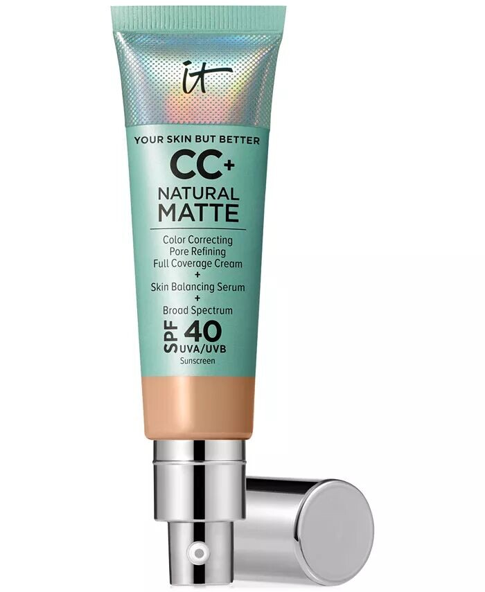CC+ Крем-матовая основа SPF 40 It Cosmetics, цвет Neutral Medium
CC+ Крем-матовая основа SPF 40 It Cosmetics, цвет Neutral Medium