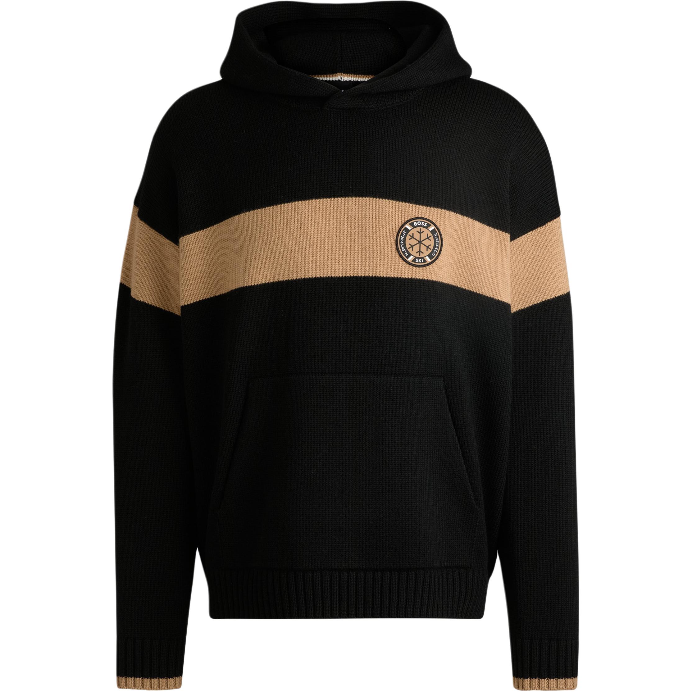 HUGO BOSS Свитер мужской черный FW24
HUGO BOSS Свитер мужской черный FW24