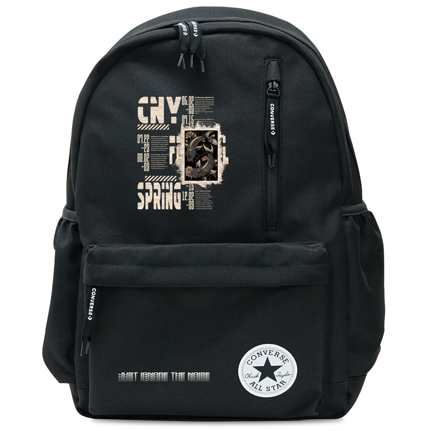 Converse Полиэстеровый рюкзак среднего размера унисекс черный, CNY Rich Koi Fish
Converse Полиэстеровый рюкзак среднего размера унисекс черный, CNY Rich Koi Fish