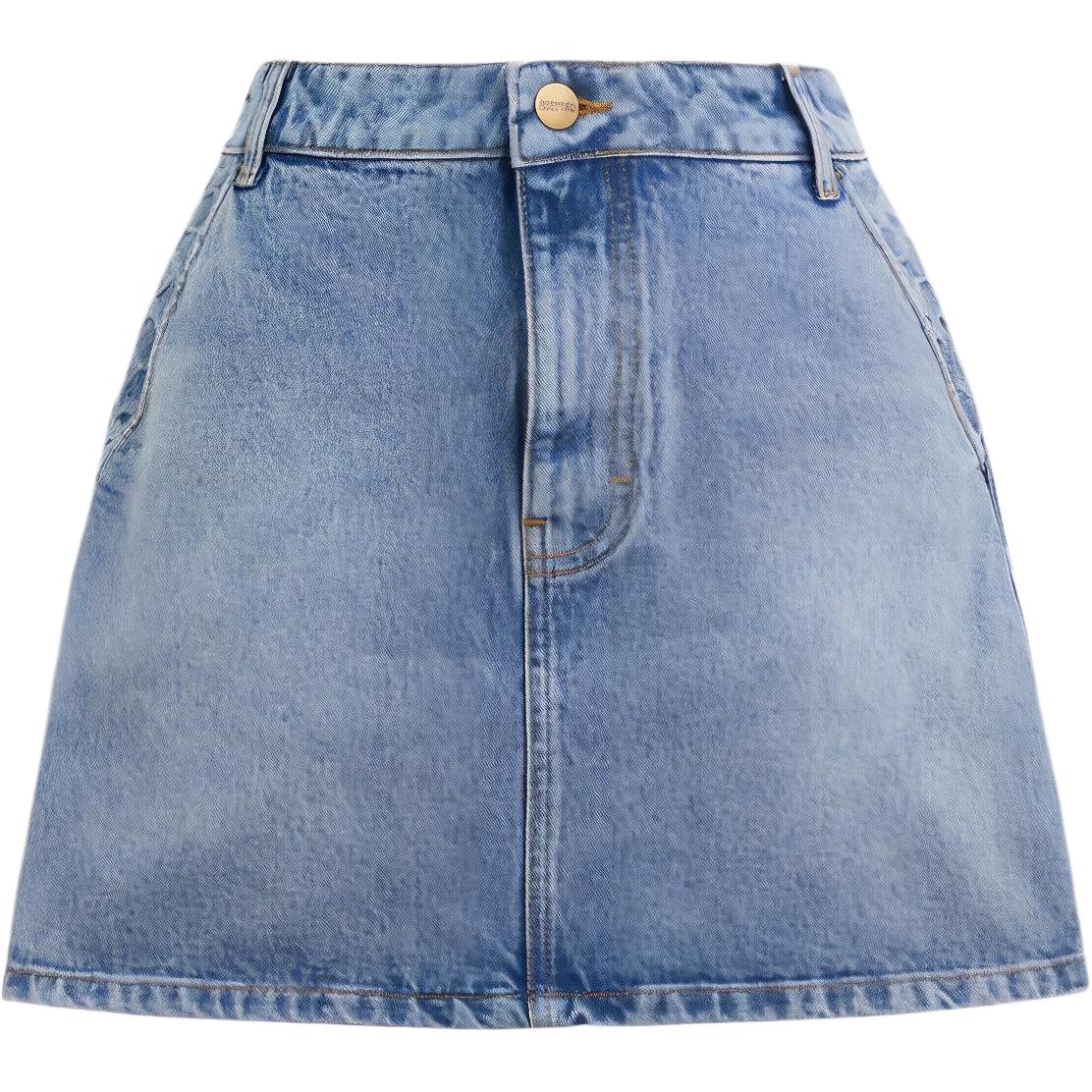 COACH Джинсовая короткая юбка женская синяя
COACH Джинсовая короткая юбка женская синяя