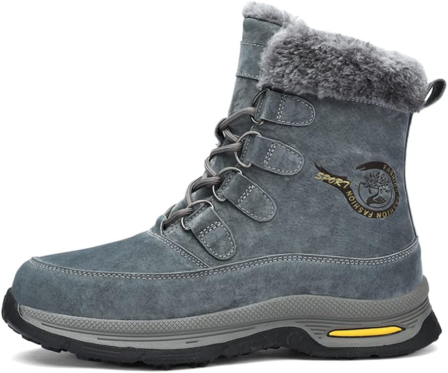 Мужские зимние сапоги Veslexth, утепленные, водонепроницаемые, с шнуровкой, съемной подкладкой, с меховой подкладкой, повседневные, противоскользящие, для пеших прогулок, легкие, водоотталкивающие, серый
Мужские зимние сапоги Veslexth, утепленные, водонепроницаемые, с шнуровкой, съемной подкладкой, с меховой подкладкой, повседневные, противоскользящие, для пеших прогулок, легкие, водоотталкивающие, серый