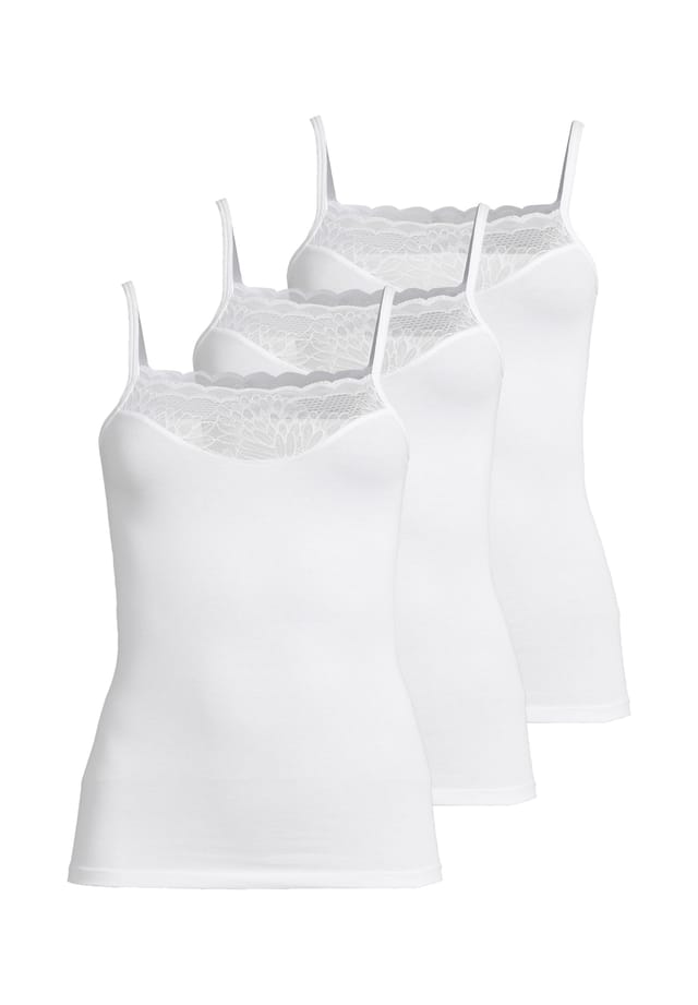 Спагетти топ 3-х слойный модал -Con-Ta-, белый
Спагетти топ 3-х слойный модал -Con-Ta-, белый