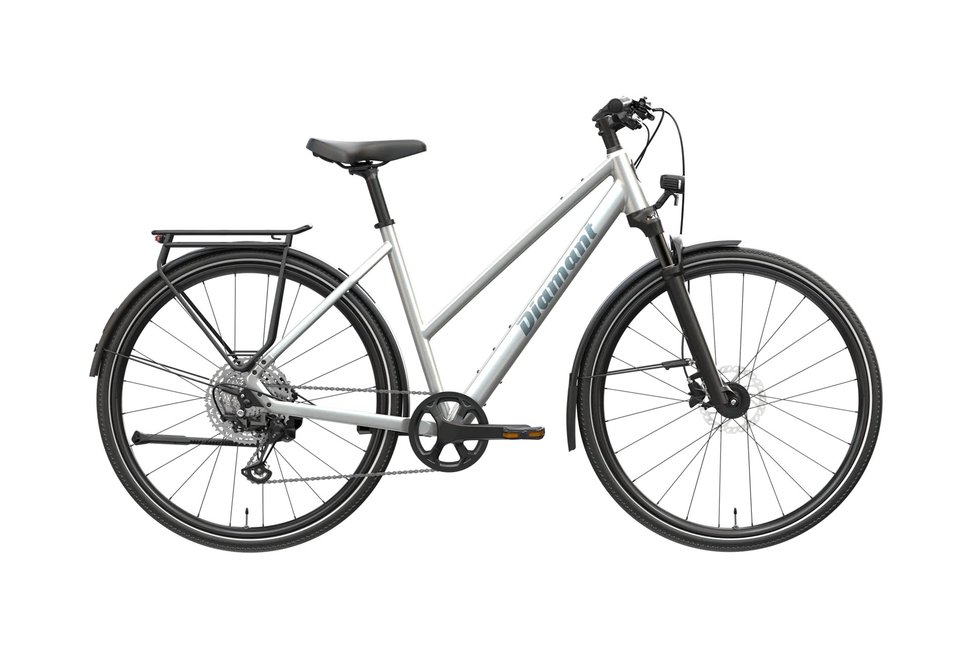 Трекинговый велосипед Diamant Mahon trip plus - 28 дюймов - trapez - 2026, weiß | halbmond metallic
Трекинговый велосипед Diamant Mahon trip plus - 28 дюймов - trapez - 2026, weiß | halbmond metallic