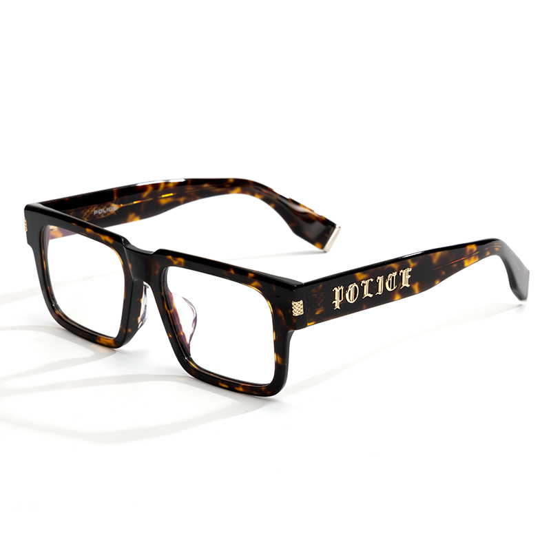 Police Пластиковая оправа квадратной формы для очков мужская черная, VPLT16K-0722\玳瑁框 
Police Пластиковая оправа квадратной формы для очков мужская черная, VPLT16K-0722\玳瑁框