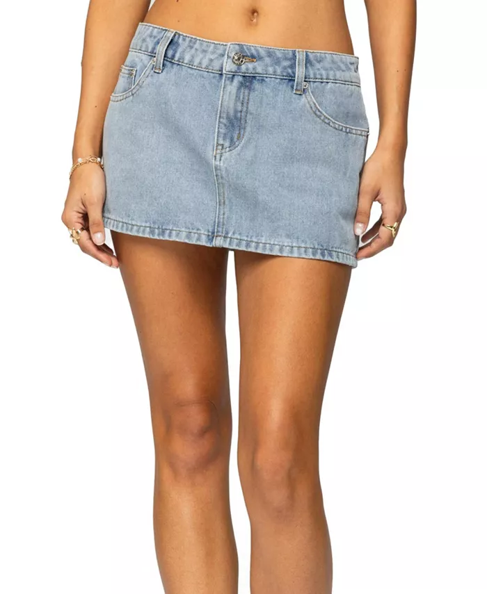 Женская джинсовая мини-юбка с кружевными сердечками Edikted, синий
Женская джинсовая мини-юбка с кружевными сердечками Edikted, синий