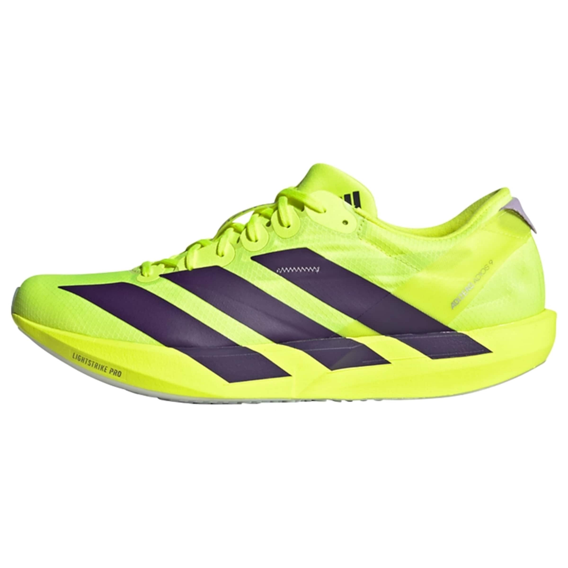 Adidas Performance Кроссовки для бега 'Adizero Adios 9' в неоново-желтом цвете
Adidas Performance Кроссовки для бега 'Adizero Adios 9' в неоново-желтом цвете