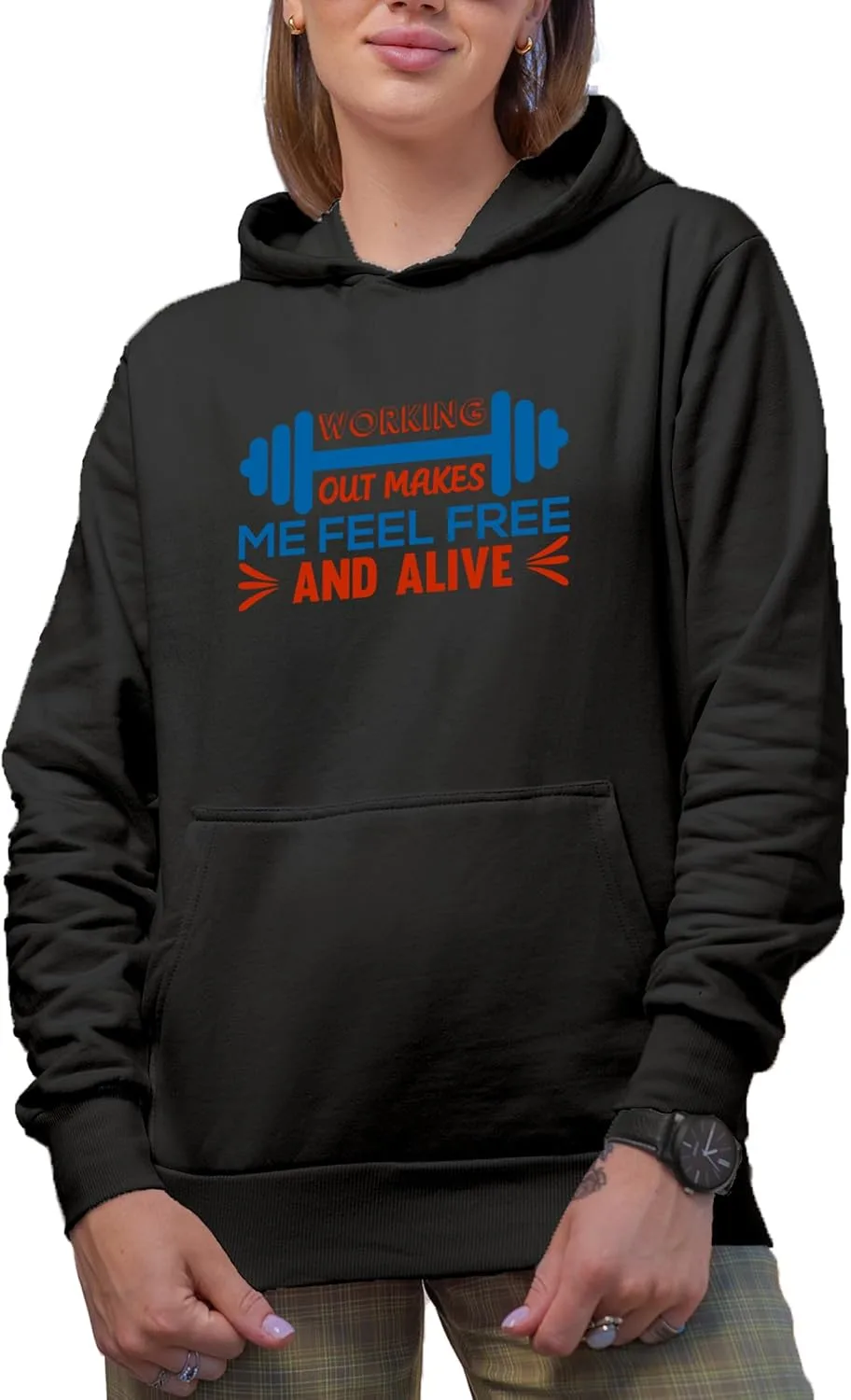 Толстовка с капюшоном Working Out Makes Me Feel Free And Alive Make Your Mark Design
Толстовка с капюшоном Working Out Makes Me Feel Free And Alive Make Your Mark Design