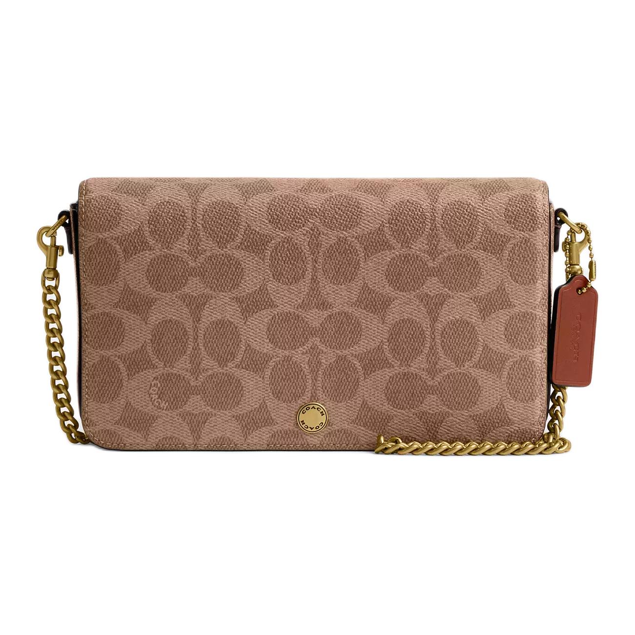 COACH Подписная кожаная сумка через плечо
COACH Подписная кожаная сумка через плечо