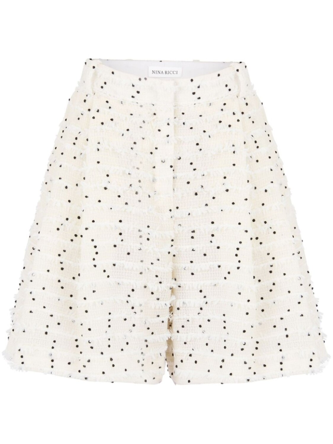 Nina Ricci твидовые шорты со складками, белый
Nina Ricci твидовые шорты со складками, белый