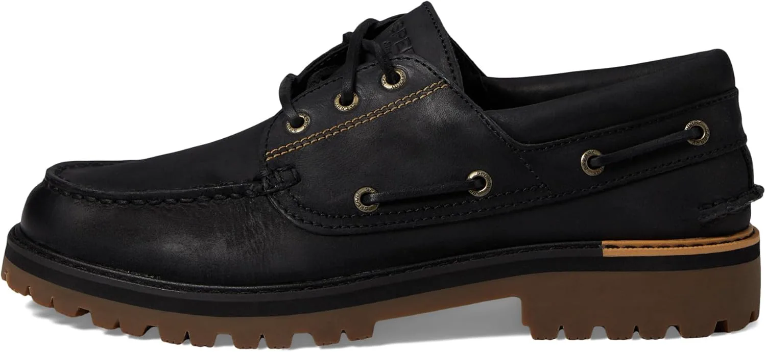 Мужские оригинальные лодочные туфли Sperry с 3 глазами, черный
Мужские оригинальные лодочные туфли Sperry с 3 глазами, черный