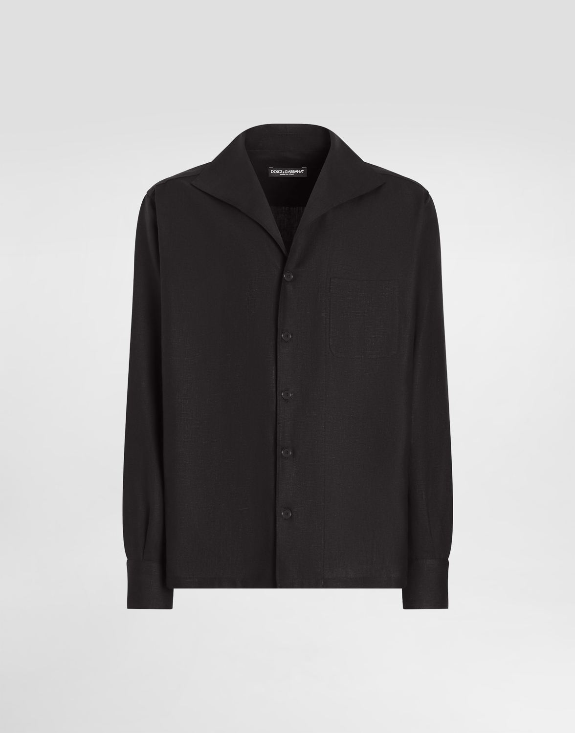 Льняная рубашка с длинными рукавами Dolce & Gabbana, черный
Льняная рубашка с длинными рукавами Dolce & Gabbana, черный