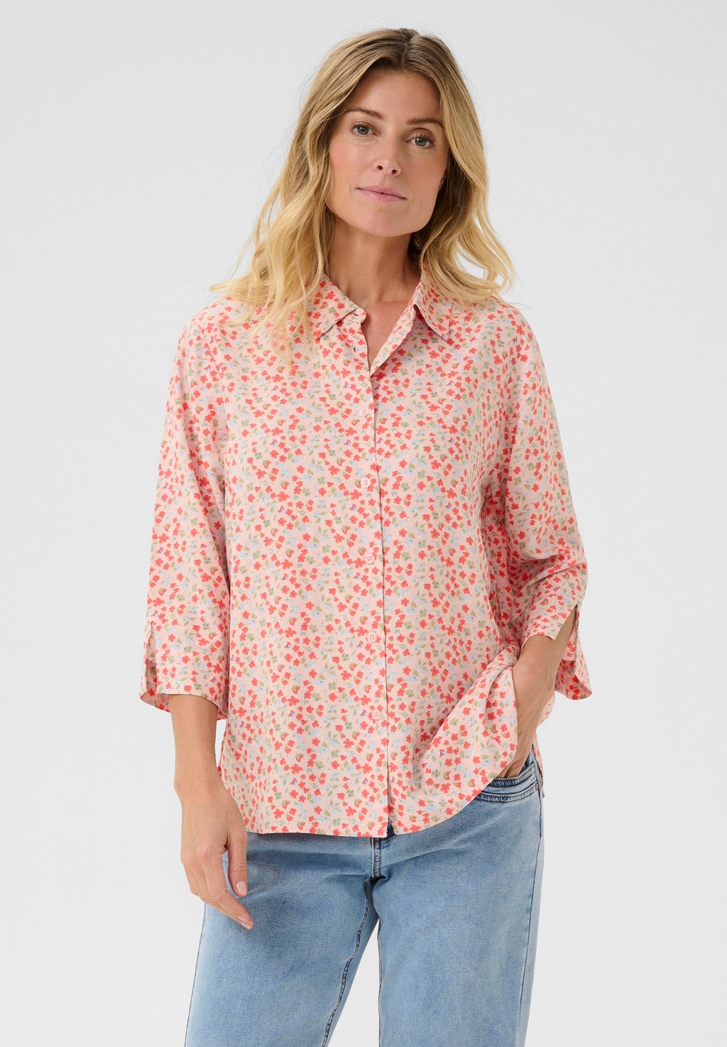 Блузка на пуговицах Cream, коралловый
Блузка на пуговицах Cream, коралловый
