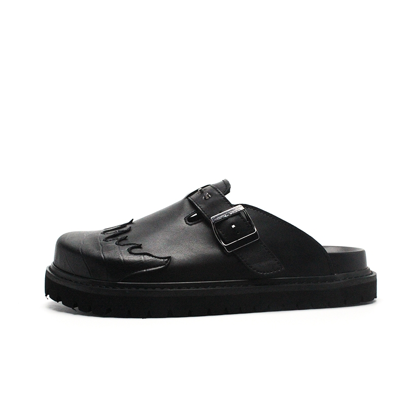 CHAOSHU Сандалии с закрытым носком, мужские, черные 
CHAOSHU Сандалии с закрытым носком, мужские, черные