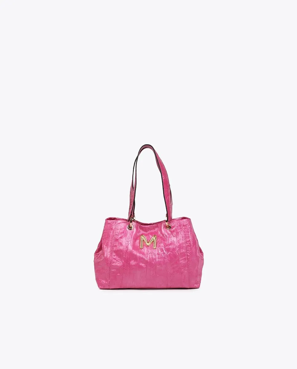 Женская сумка-бандо с эффектом кожи текстурная Lola Casademunt, фуксия 
Женская сумка-бандо с эффектом кожи текстурная Lola Casademunt, фуксия