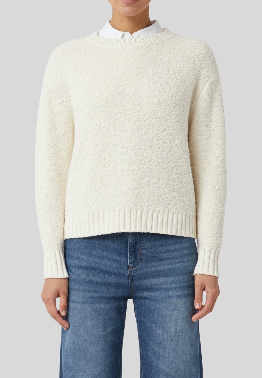 Джемпер comma Jumper, Ecru/White
Джемпер comma Jumper, Ecru/White