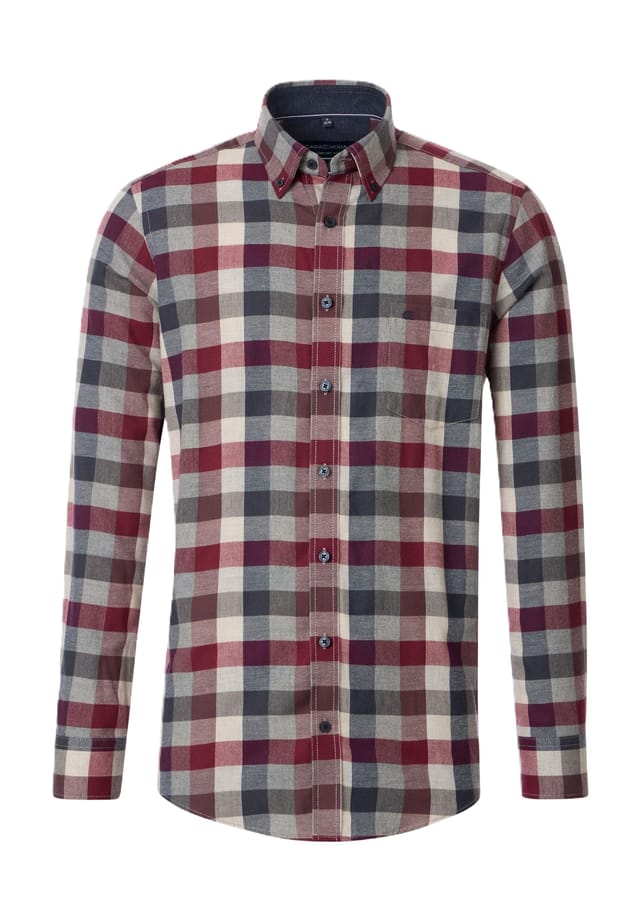 Повседневная рубашка удобного кроя с длинным рукавом и воротником на пуговицах Casamoda, красный
Повседневная рубашка удобного кроя с длинным рукавом и воротником на пуговицах Casamoda, красный