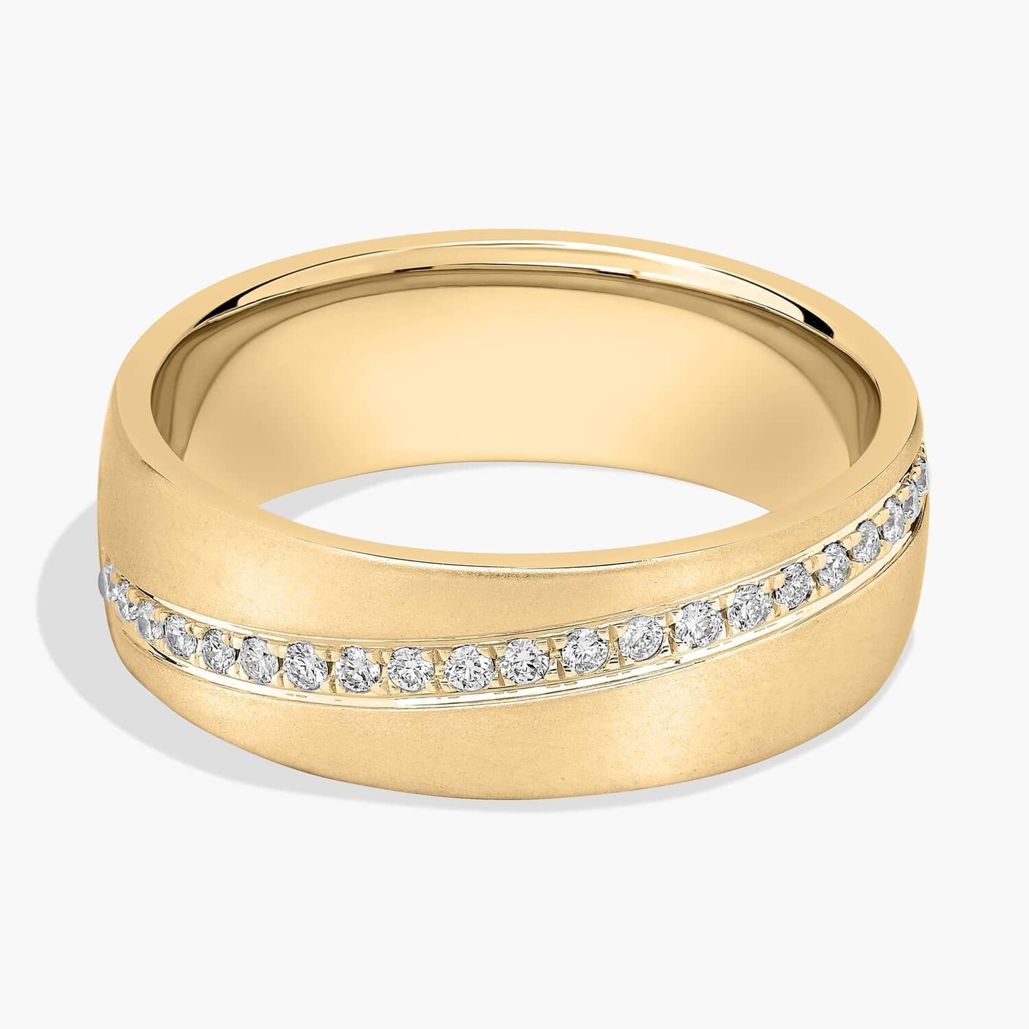 Обручальное кольцо с диагональной линией бриллиантов из 18-каратного желтого золота (7 мм, 3/8 карата) Blue Nile
Обручальное кольцо с диагональной линией бриллиантов из 18-каратного желтого золота (7 мм, 3/8 карата) Blue Nile