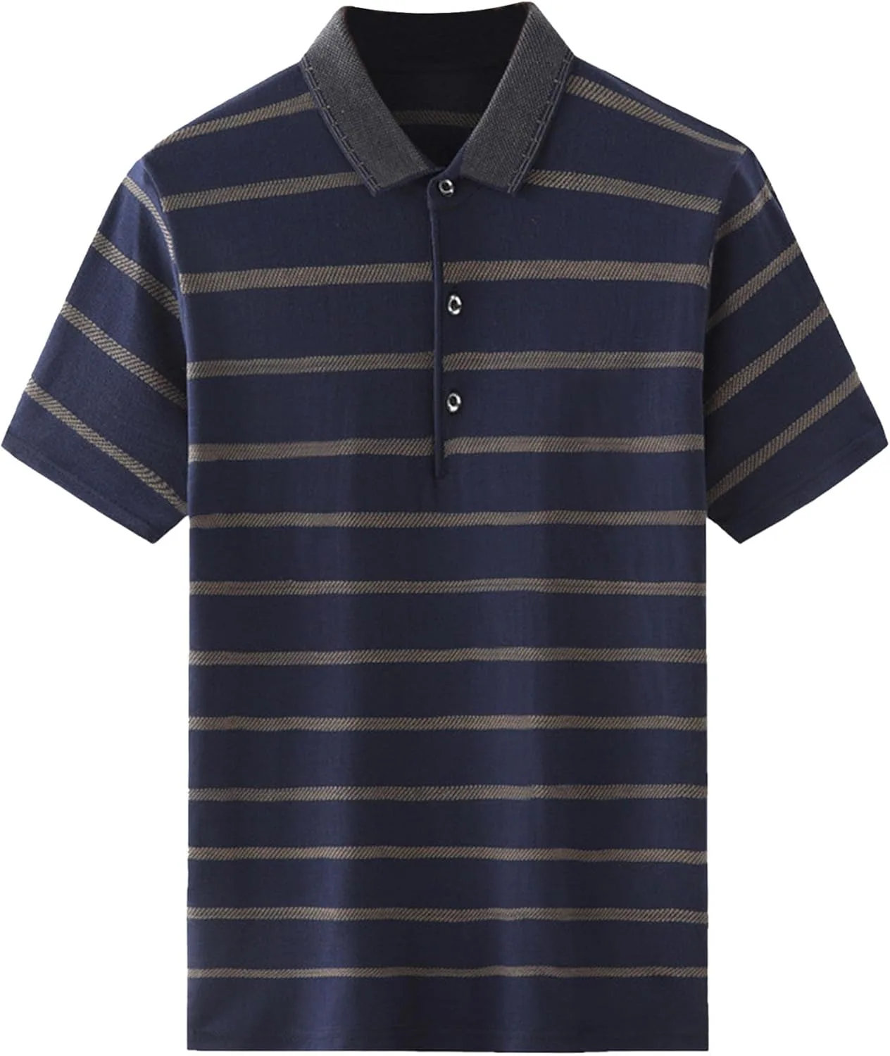 Мужская полосатая поло для гольфа Lightweight Ice Silk с коротким рукавом Slim-Fit Quick-Dry SWJGLITTR
Мужская полосатая поло для гольфа Lightweight Ice Silk с коротким рукавом Slim-Fit Quick-Dry SWJGLITTR