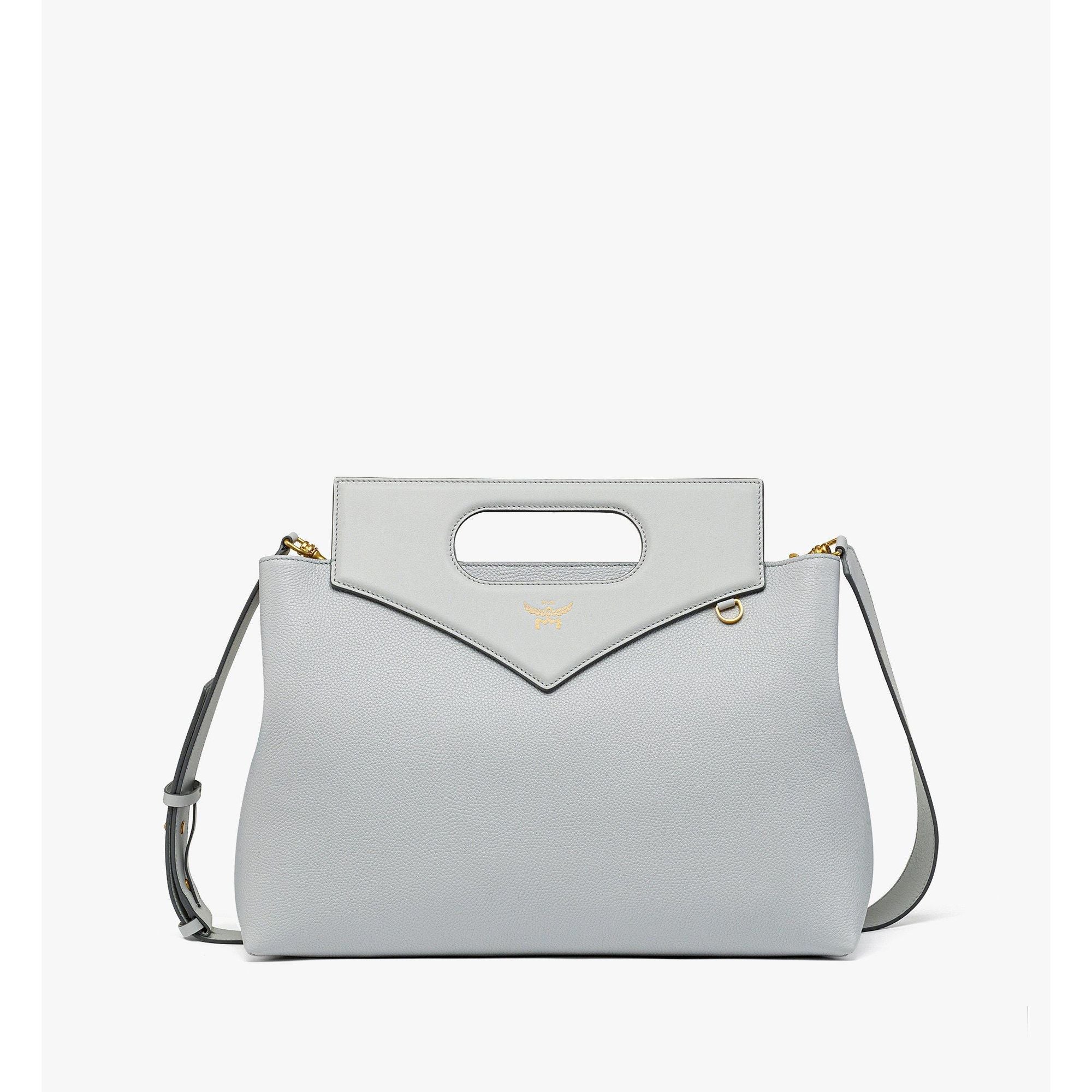 Мягкая сумка-тоут из тисненой кожи с эффектом алмаза MCM, серый
Мягкая сумка-тоут из тисненой кожи с эффектом алмаза MCM, серый