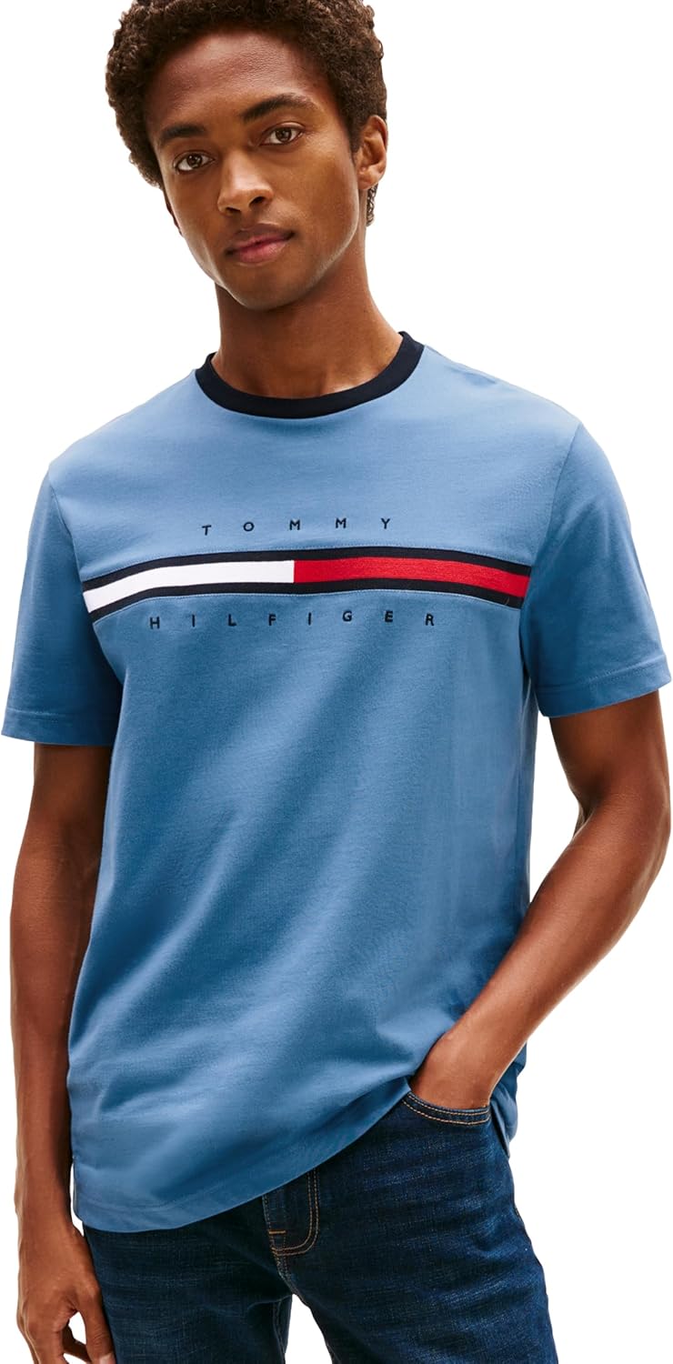 Мужская футболка с коротким рукавом и фирменной полоской Tommy Hilfiger, Dull Cobalt Aa, Синий, Мужская футболка с коротким рукавом и фирменной полоской Tommy Hilfiger, Dull Cobalt Aa
Мужская футболка с коротким рукавом и фирменной полоской Tommy Hilfiger, Dull Cobalt Aa, Синий, Мужская футболка с коротким рукавом и фирменной полоской Tommy Hilfiger, Dull Cobalt Aa