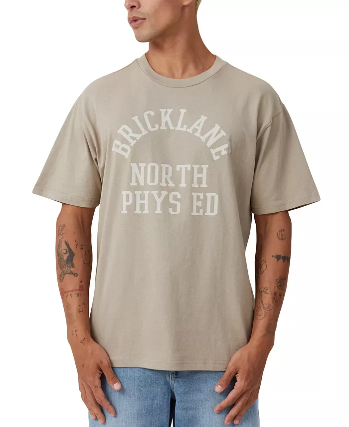 Мужская футболка College свободного кроя COTTON ON, коричневый/бежевый
Мужская футболка College свободного кроя COTTON ON, коричневый/бежевый
