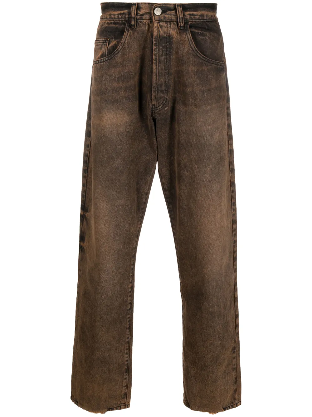 Джинсы Batten из вареного денима Aries, оранжевый
Джинсы Batten из вареного денима Aries, оранжевый