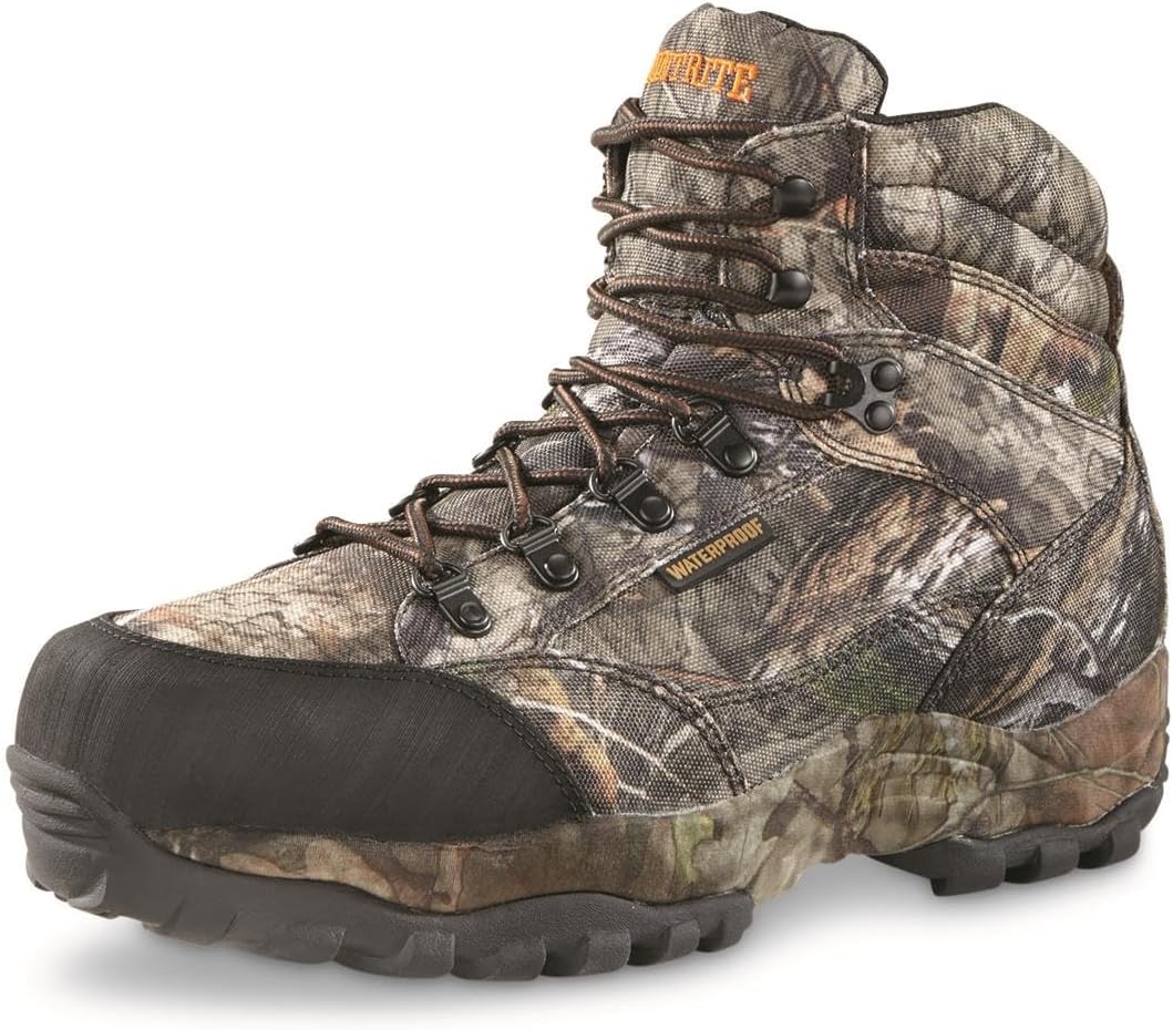 Водонепроницаемые охотничьи ботинки HUNTRITE Guidelight 6 для мужчин, для походов, альпинизма и трекинга, шнурованные с толстой резиновой подошвой, Mossy Oak Country Roots
Водонепроницаемые охотничьи ботинки HUNTRITE Guidelight 6 для мужчин, для походов, альпинизма и трекинга, шнурованные с толстой резиновой подошвой, Mossy Oak Country Roots