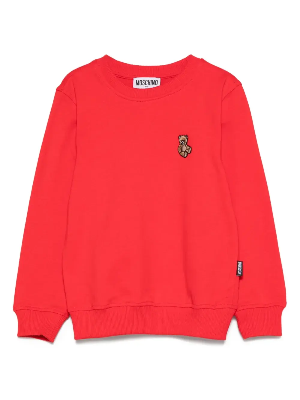 Толстовка с вышитым плюшевым мишкой Moschino Kids, красный
Толстовка с вышитым плюшевым мишкой Moschino Kids, красный