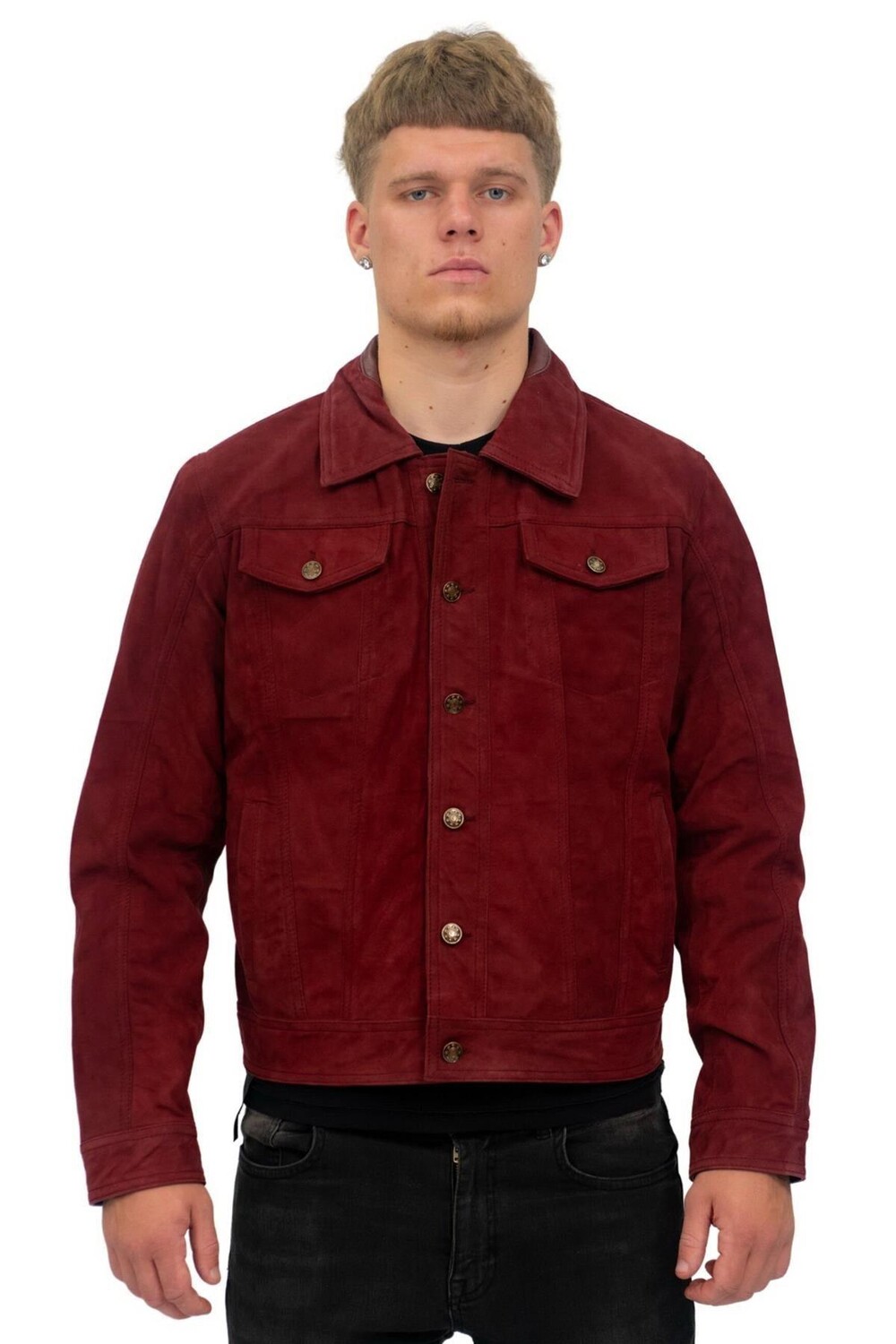 Куртка Trucker из козьей замши-Тараз Infinity Leather, красный
Куртка Trucker из козьей замши-Тараз Infinity Leather, красный