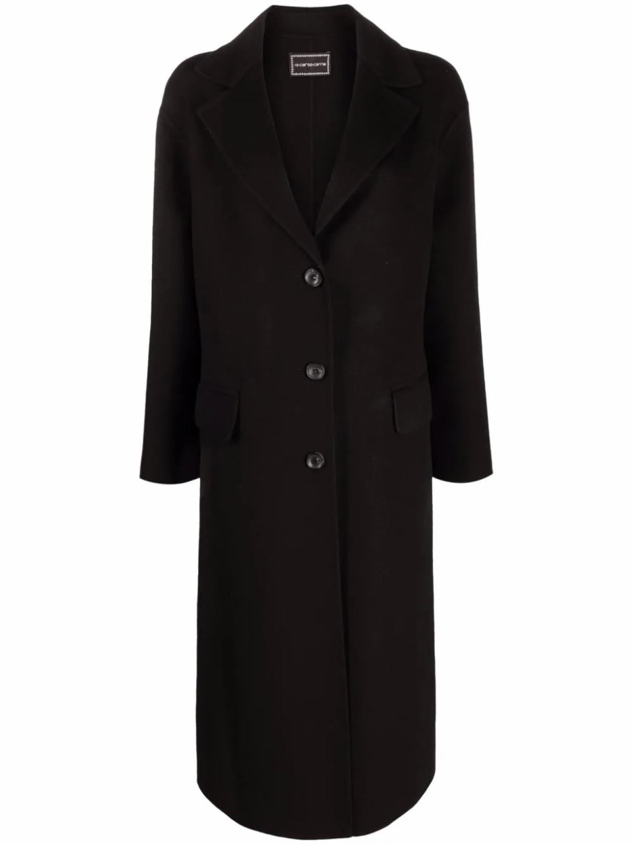 10 CORSO COMO однобортное пальто строгого кроя, черный
10 CORSO COMO однобортное пальто строгого кроя, черный